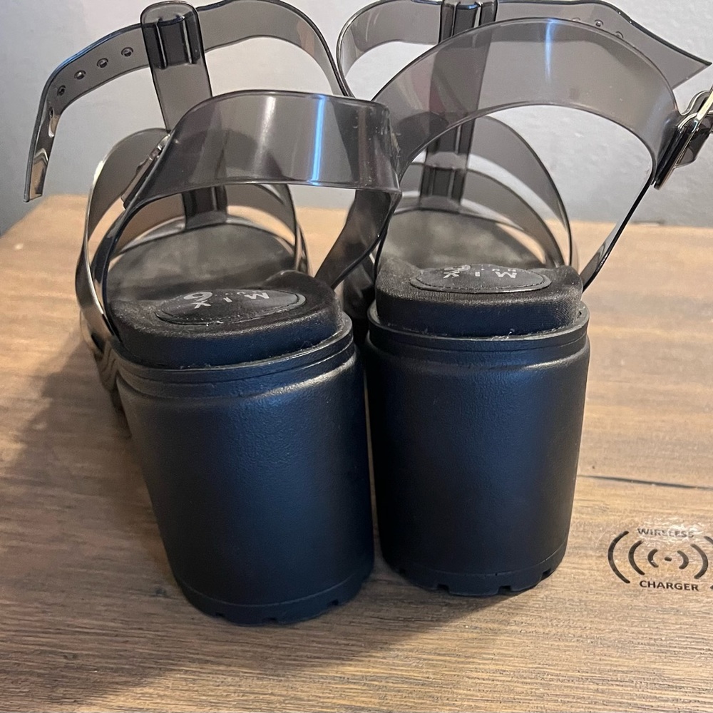 Platform Sandals - Black - image 2